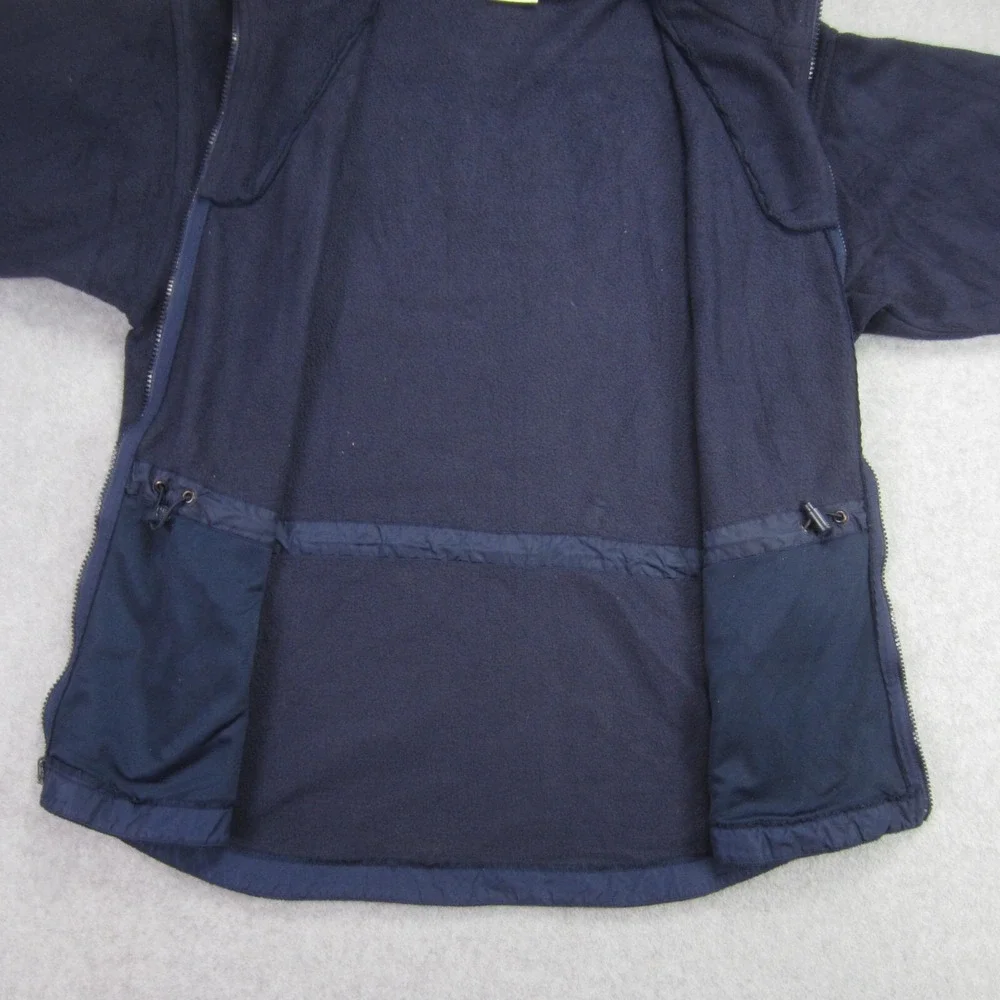 Columbia Sportswear Jacket Womens Small Blue Full Zip Fleece Zip Pockets‎ 90s